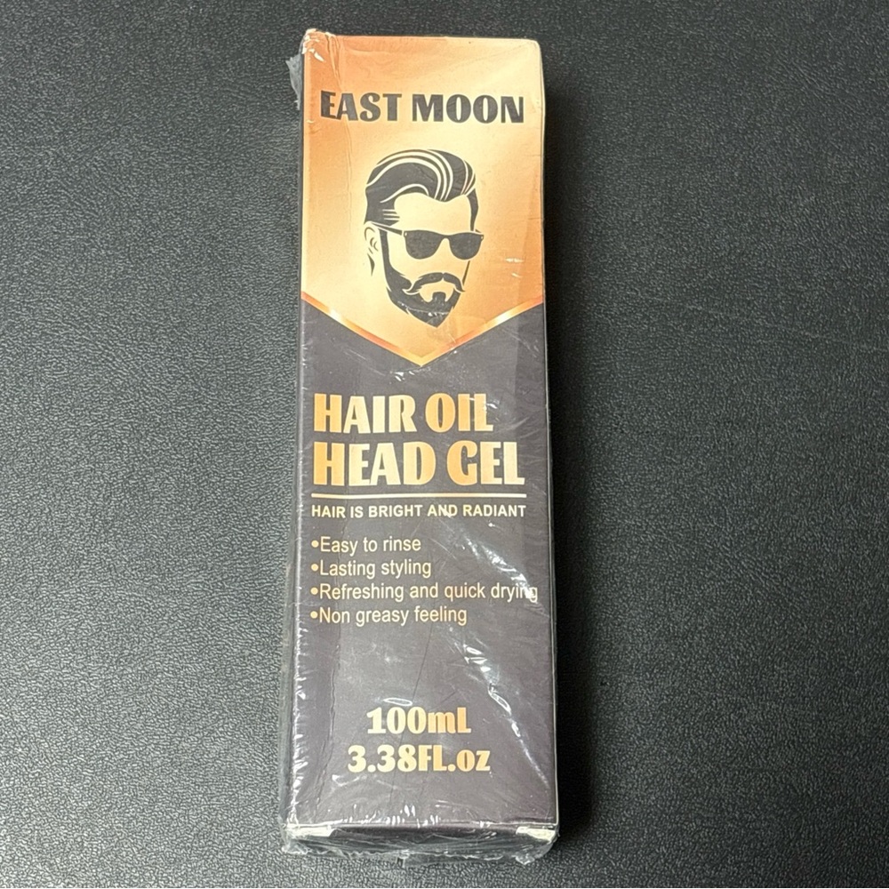 Hair Oil Head Gel - Black and Orange